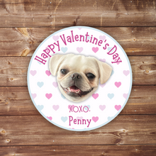 Load image into Gallery viewer, Round Valentine’s Day Stickers