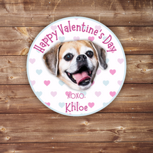Load image into Gallery viewer, Round Valentine’s Day Stickers