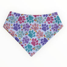 Load image into Gallery viewer, Pastel Glitter Paws Easter Dog Bandana