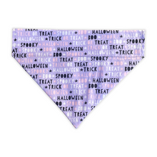 Load image into Gallery viewer, Pink Ghost Halloween Dog Bandana