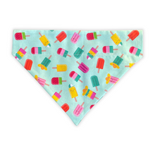 Load image into Gallery viewer, Popsicle Teal Dog Bandana