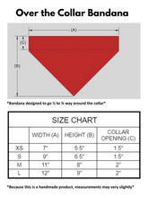 Load image into Gallery viewer, Candy Corn Ghost Flannel (Glow in the Dark) Dog Bandana