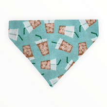 Load image into Gallery viewer, Iced Coffee Dog Bandana