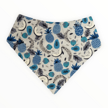 Load image into Gallery viewer, Blue Tropical Fruit Dog Bandana