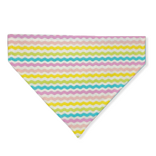 Load image into Gallery viewer, Pastel Stripes Dog Bandana