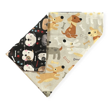 Load image into Gallery viewer, Dog Faces Dog Bandana