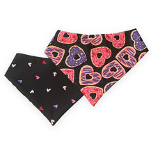 Load image into Gallery viewer, Donut Heart Dog Bandana