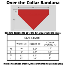 Load image into Gallery viewer, Orange Plaid Dog Bandana