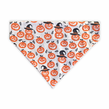 Load image into Gallery viewer, Pumpkin Heads Reversible Dog Bandana