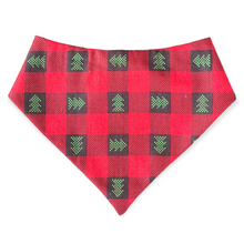 Load image into Gallery viewer, Red Truck On Black Dog Bandana