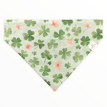 Load image into Gallery viewer, Clovers and Florals Dog Bandana