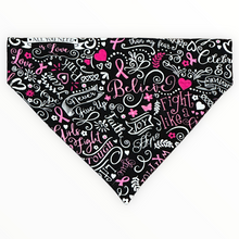 Load image into Gallery viewer, Breast Cancer Awareness Dog Bandana