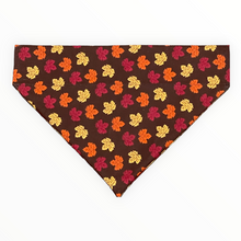 Load image into Gallery viewer, Sunflower Leaves Harvest Dog Bandana