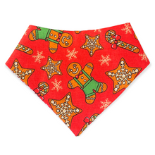 Load image into Gallery viewer, Gingerbread and Peppermints Dog Bandana