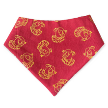 Load image into Gallery viewer, Golden Turkey Dog Bandana