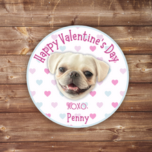 Load image into Gallery viewer, Round Valentine’s Day Stickers
