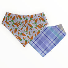 Load image into Gallery viewer, Carrots &amp; Floral Easter Dog Bandana
