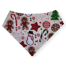 Load image into Gallery viewer, Christmas Cookie Party Dog Bandana
