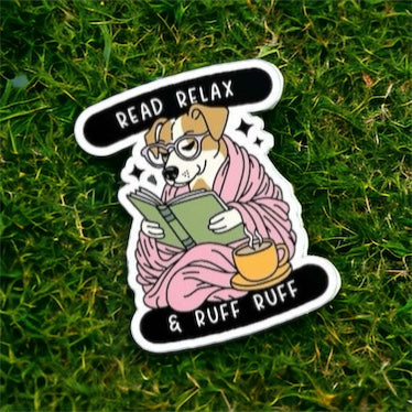 Read & Ruff Ruff Sticker