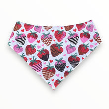 Load image into Gallery viewer, Strawberries &amp; Woof Dog Bandana
