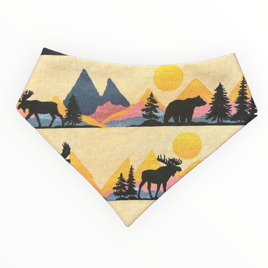 Mountain Adventure Dog Bandana