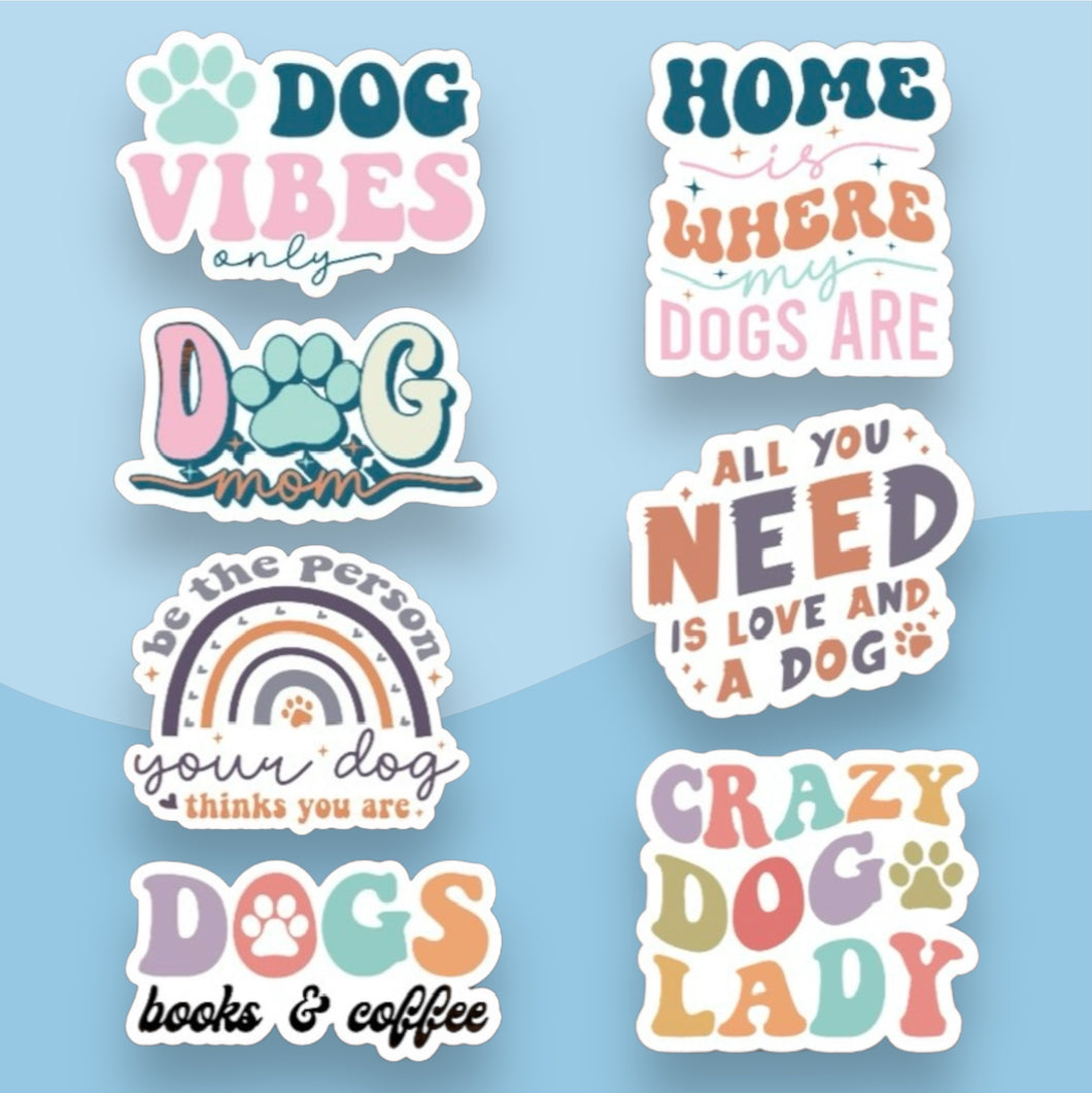 Dog Mom Sticker Bundle