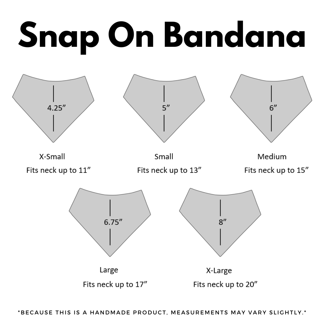 dog tie bandana pattern