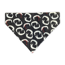 Load image into Gallery viewer, Vampire Teeth Halloween Dog Bandana
