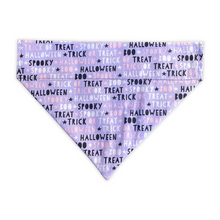 Load image into Gallery viewer, Pink Ghost Halloween Dog Bandana
