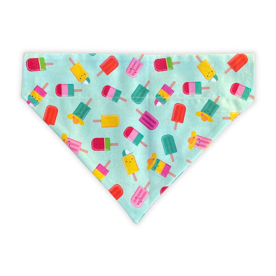 Popsicle Teal Dog Bandana