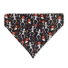 Load image into Gallery viewer, Skeleton &amp; Candy Halloween Reversible Dog Bandana
