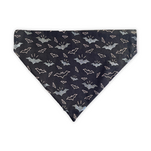 Load image into Gallery viewer, Ghost Dog &amp; Bats Halloween Reversible Dog Bandana
