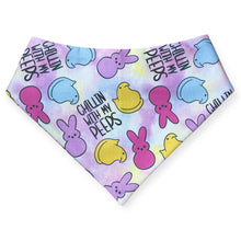 Load image into Gallery viewer, Chillin With My Peeps Dog Bandana
