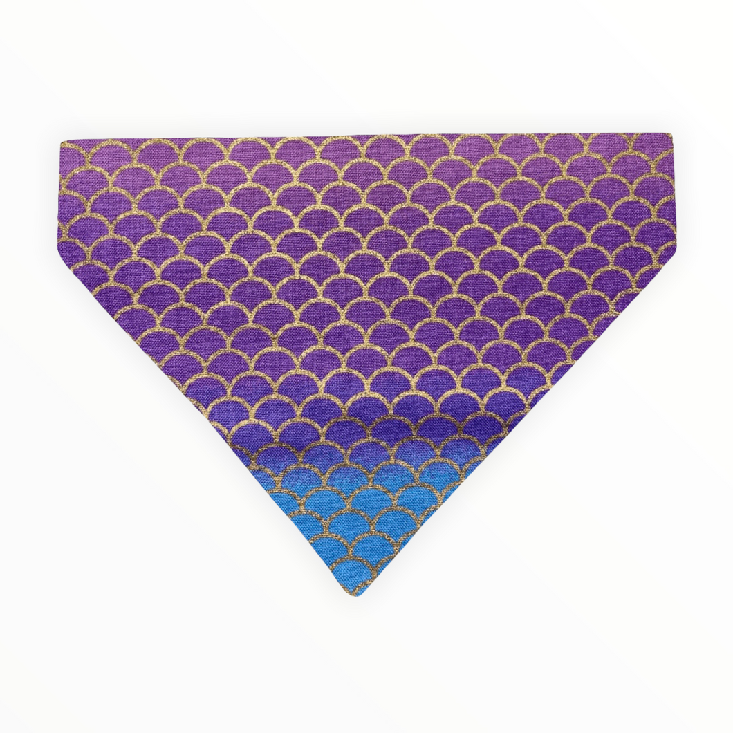 Ombre Mermaid Dog Bandana