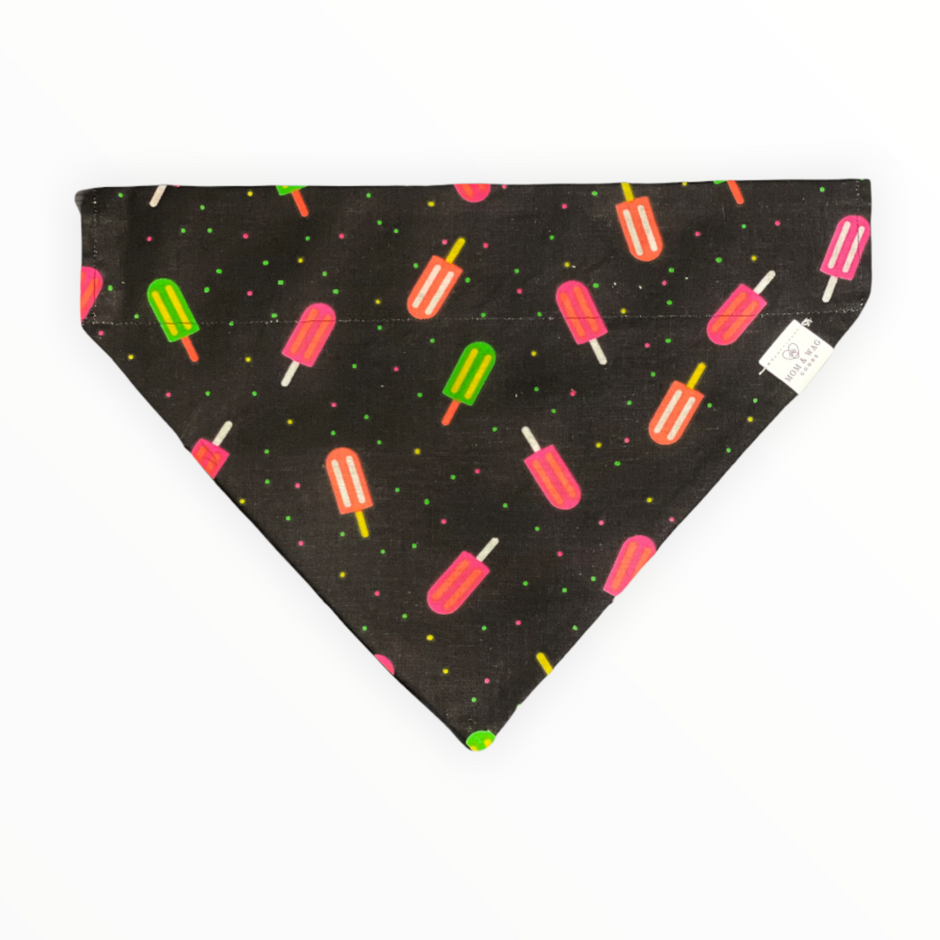 Neon Popsicles Dog Bandana