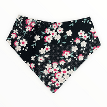 Load image into Gallery viewer, Cherry Blossom Black Dog Bandana
