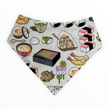 Load image into Gallery viewer, White Sushi Dog Bandana
