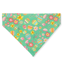 Load image into Gallery viewer, Easter Donuts and Easter Egg Floral Dog Bandana
