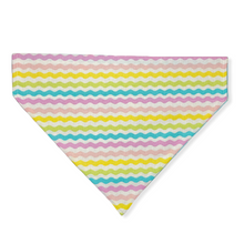 Load image into Gallery viewer, Pastel Stripes Dog Bandana
