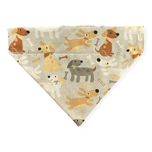 Load image into Gallery viewer, Dog Faces Dog Bandana
