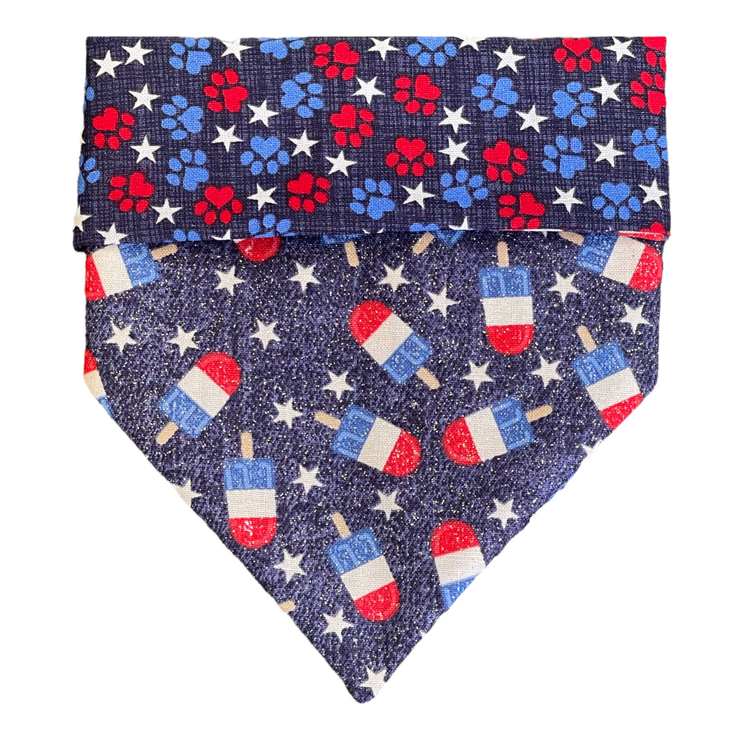 Popsicles Paws and Stars Dog Bandana