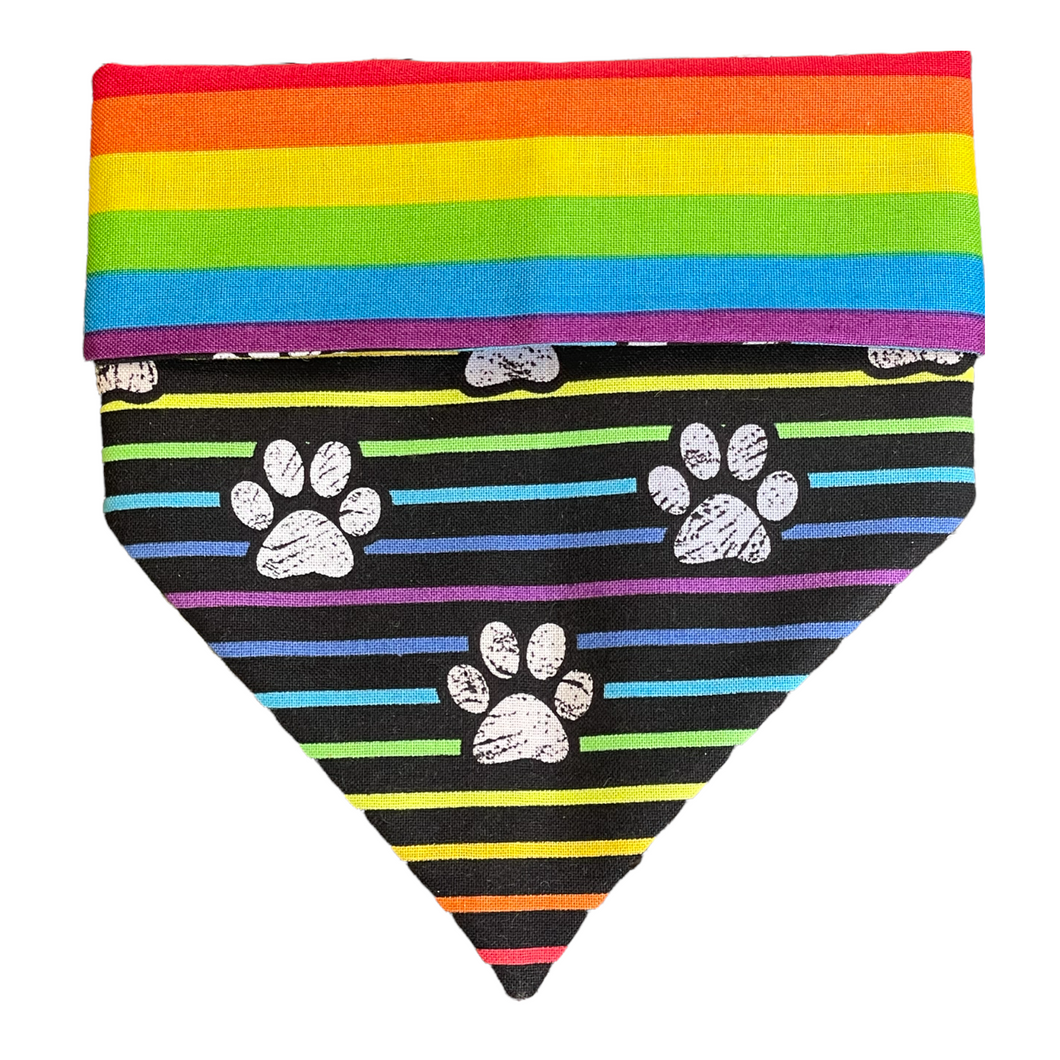 Paws & Rainbows Pride Dog Bandana