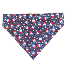 Load image into Gallery viewer, Popsicles Paws and Stars Dog Bandana
