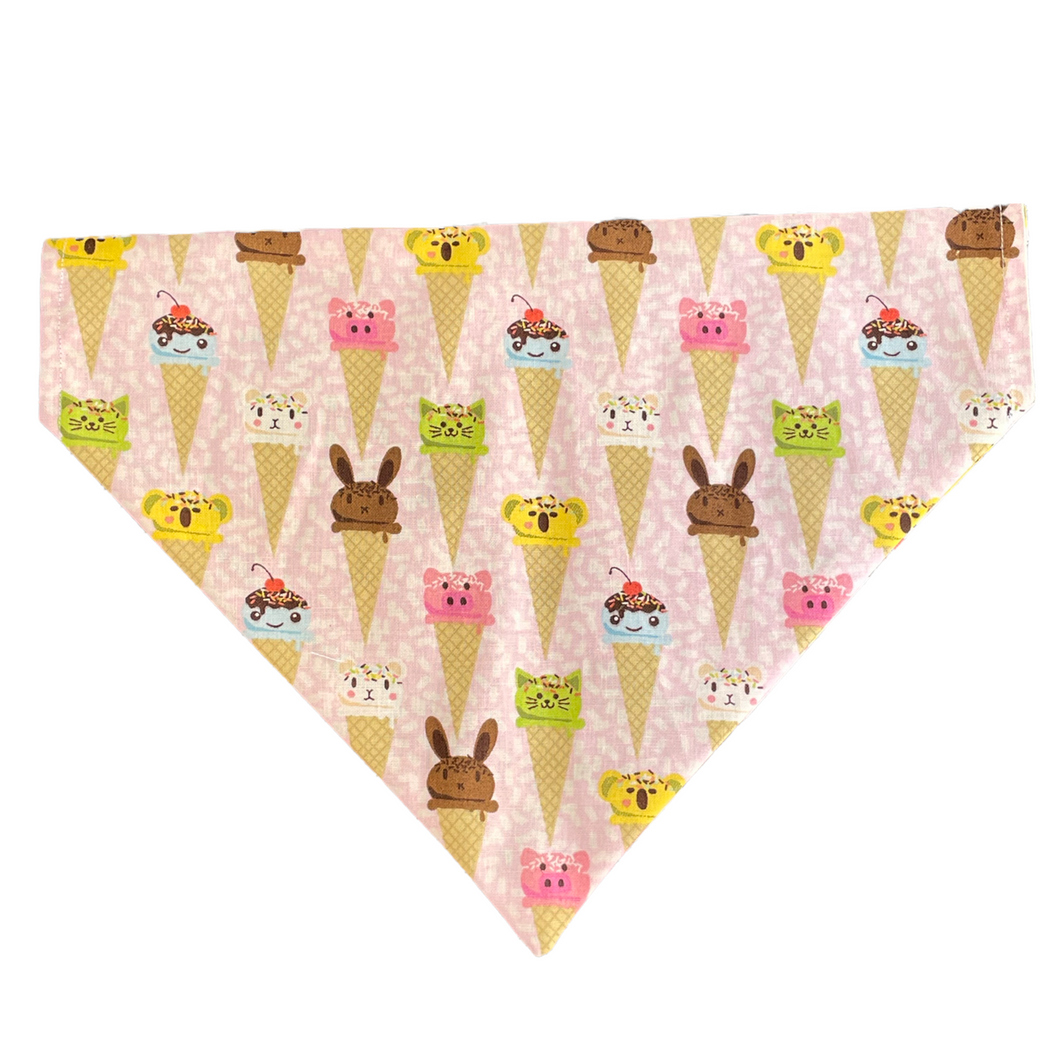 Ice Cream Animal Dog Bandana