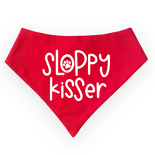 Load image into Gallery viewer, Sloppy Kisser Dog Bandana
