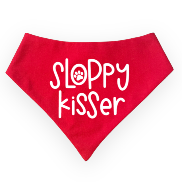 Sloppy Kisser Dog Bandana