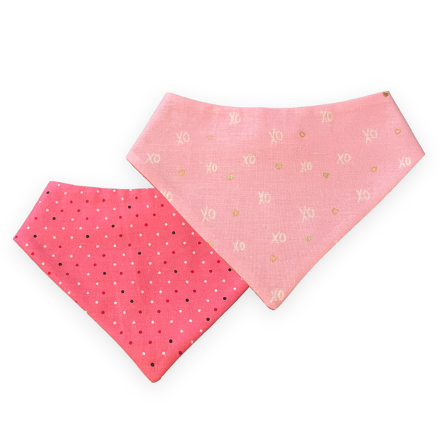 XOXO Polkadot Dog Bandana