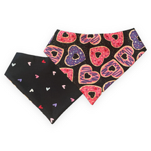 Load image into Gallery viewer, Donut Heart Dog Bandana
