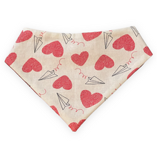 Load image into Gallery viewer, Love Airplane Dog Bandana
