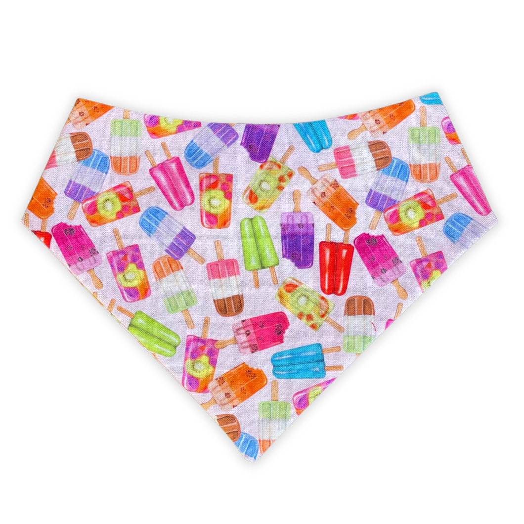 Popsicle Light Lavender Dog Bandana